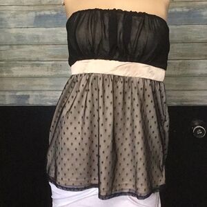 TCEC Strapless Black Top Medium